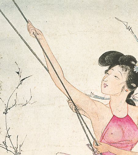 贡井-胡也佛的仕女画和最知名的金瓶梅秘戏图